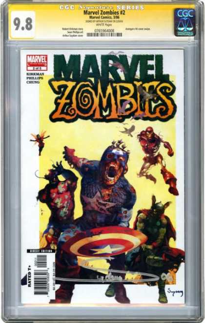CGC Graded Comics - Marvel Zombies #4 (CGC) - Marvel Zombies - Marvel Comics - Phillips - Chung - Rated