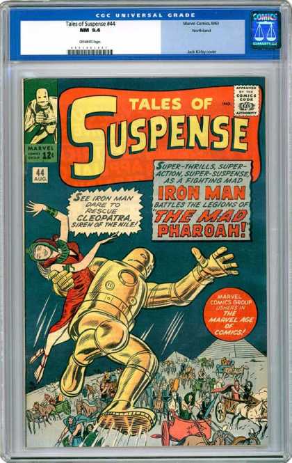 CGC Graded Comics - Tales of Suspense #44 (CGC) - Tales Of Suspense - Iron Man - The Mad Pharoah - Cleopatra - Siren Of The Nile