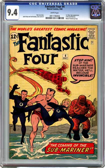 CGC Graded Comics - Fantastic Four #4 (CGC)