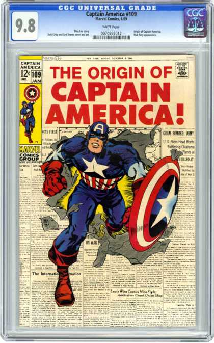 CGC Graded Comics - Captain America #109 (CGC)