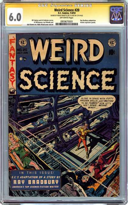 CGC Graded Comics - Weird Science #20 (CGC) - Weird Science - Fantasy - Frozen - Dolls - Ray Bradbury