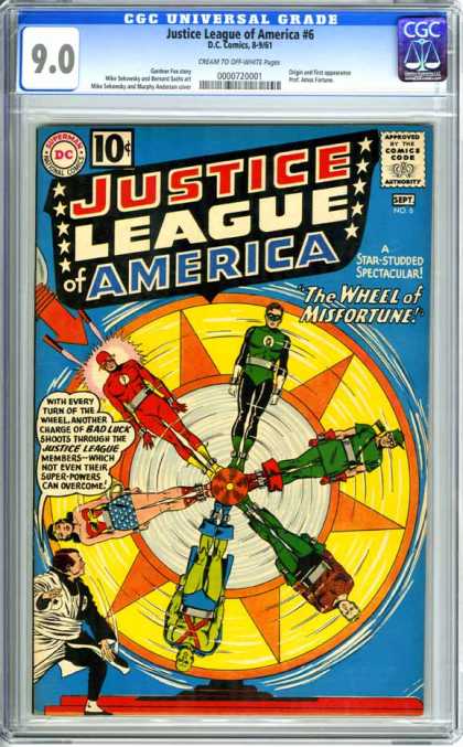CGC Graded Comics - Justice League of America #6 (CGC)