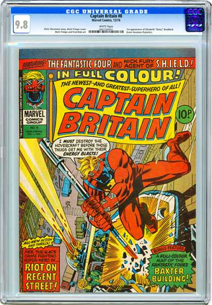 CGC Graded Comics - Captain Britain #8 (CGC)