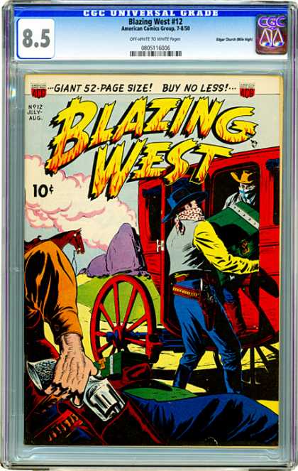 CGC Graded Comics - Blazing West #12 (CGC)
