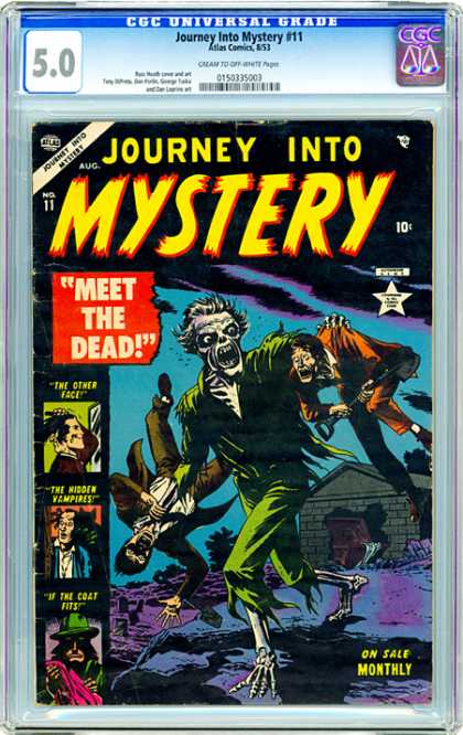 CGC Graded Comics - Journey Into Mystery #11 (CGC) - Come With Me - Going Somewhere - You Wont Be Coming Back - Looking For Something - Your Friend Seems Scared
