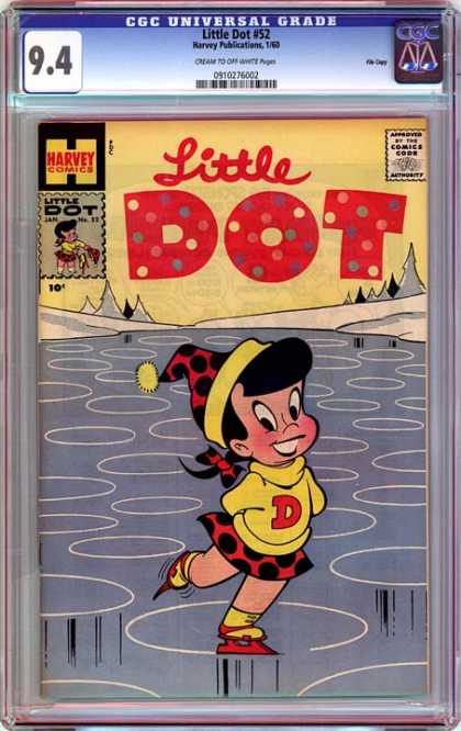 CGC Graded Comics - Little Dot #52 (CGC) - Little Dot - Frozen Pond - Circles