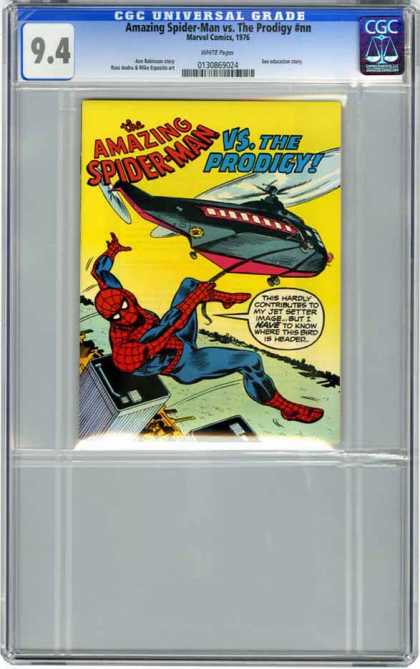 CGC Graded Comics - Amazing Spider-Man vs. The Prodigy #nn (CGC) - Man - Web - Hero - Amizing - Helecopter