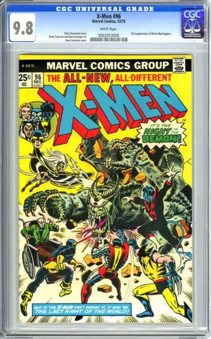 CGC Graded Comics - X-Men #96 (CGC)