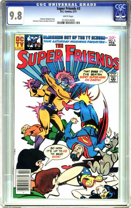 CGC Graded Comics - Super Friends #3 (CGC) - Superman