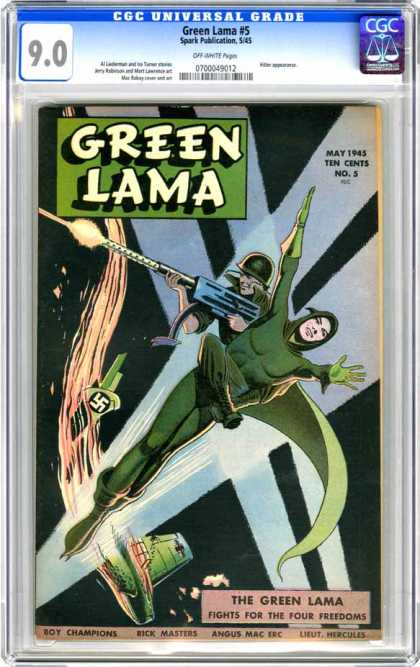 CGC Graded Comics - Green Lama #5 (CGC)