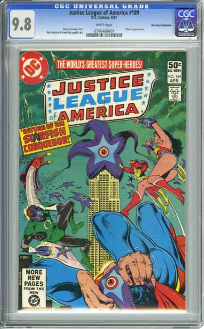 CGC Graded Comics - Justice League of America #189 (CGC)