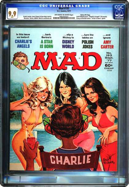 CGC Graded Comics - Mad #193 (CGC) - Charlie - Water - Girls - Drink - Sunglasses
