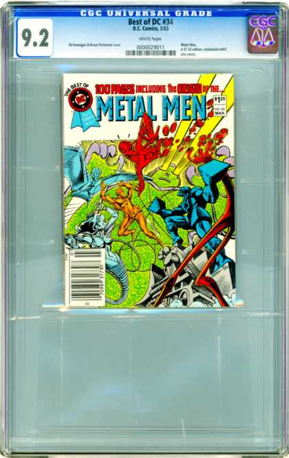 CGC Graded Comics - Best of DC #34 (CGC) - Best Of Dc 34 - Metal Men - Origin Of The Metal Men - Fighting - Action
