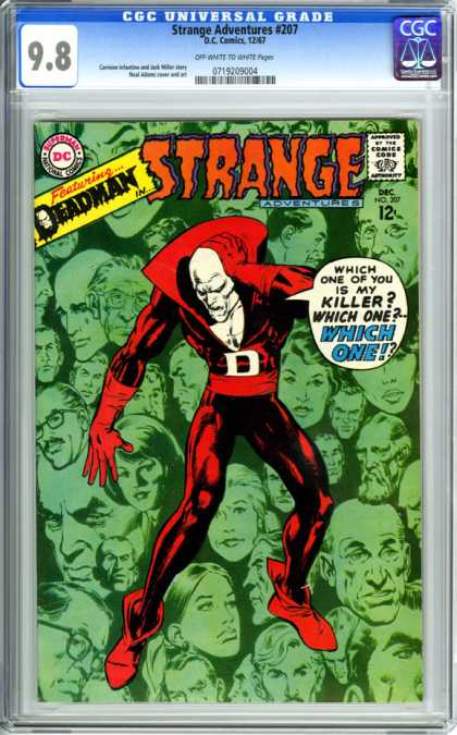 CGC Graded Comics - Strange Adventures #207 (CGC) - Strange Adventures - 207 - Deadman - Killer - Comics