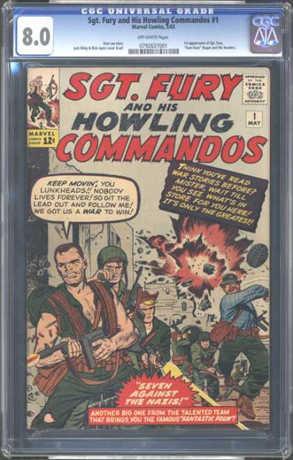CGC Graded Comics - Sgt. Fury and His Howling Commandos #1 (CGC)
