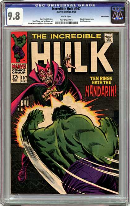 CGC Graded Comics - Incredible Hulk #107 (CGC)