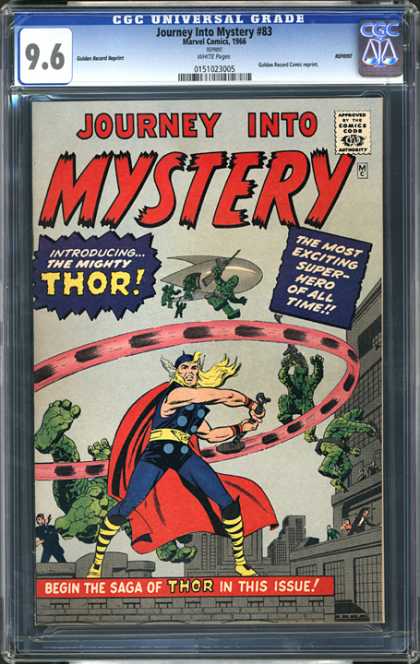 CGC Graded Comics - Journey Into Mystery #83 (CGC) - Journey Into Mystery - Thor - Super Hero - Fighting - Saga