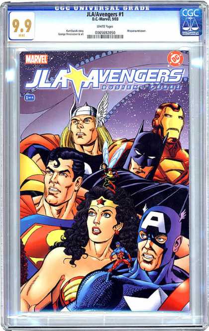 CGC Graded Comics - JLA/Avengers #1 (CGC) - Thor - Batman - Superman - Iron Man - Marvel