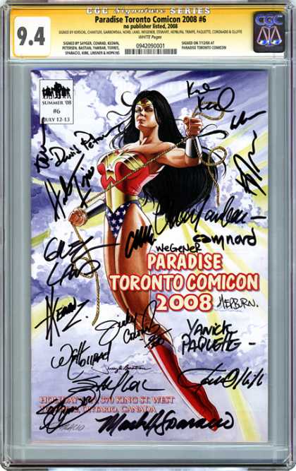 CGC Graded Comics - Paradise Toronto Comicon 2008 #6 (CGC) - Paradise Toronto Comicon - Summer - Superhero - Woman - Chain