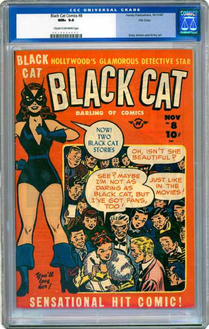 CGC Graded Comics - Black Cat Comics #8 (CGC)