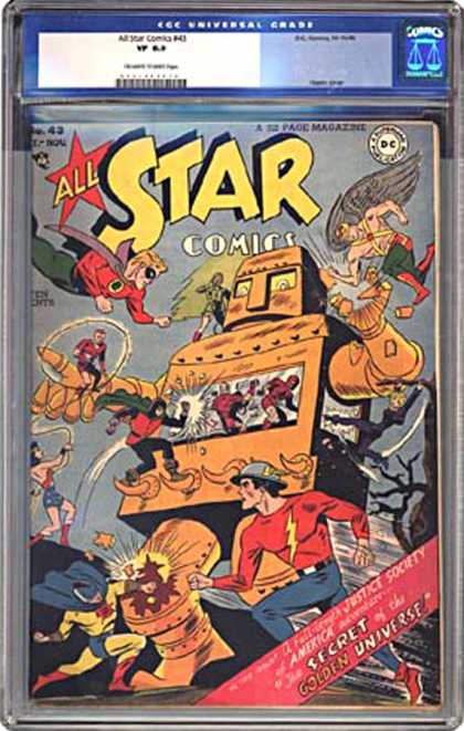 CGC Graded Comics - All Star Comics #43 (CGC)