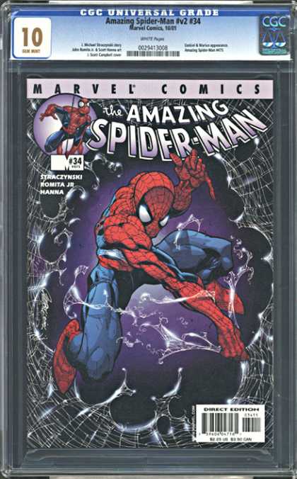 CGC Graded Comics - Amazing Spider-Man #v2 #34 (CGC) - Spider-man - Web - Ripped - 34 - Hanna