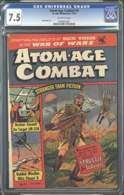 CGC Graded Comics - Atom-Age Combat #3 (CGC)