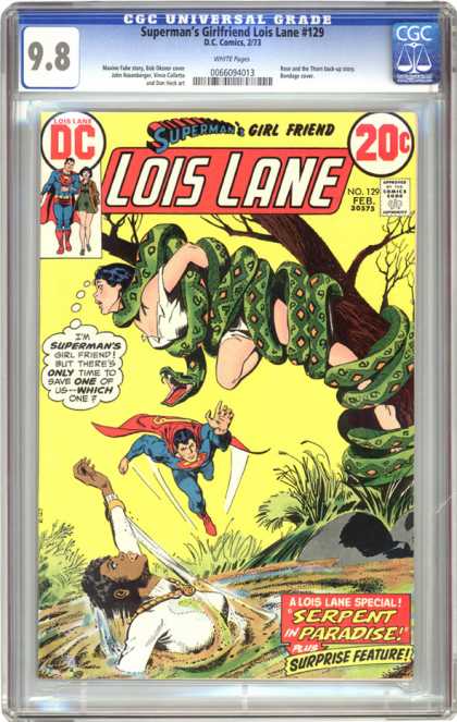 CGC Graded Comics - Superman's Girlfriend Lois Lane #129 (CGC)