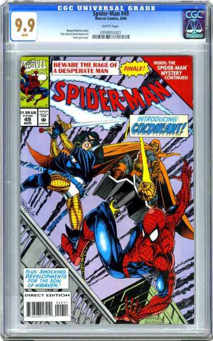 CGC Graded Comics - Spider-Man #49 (CGC) - Marvel - Coldheart - Kraven - Superhero - Action