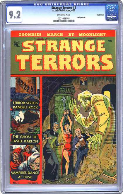CGC Graded Comics - Strange Terrors #1 (CGC)