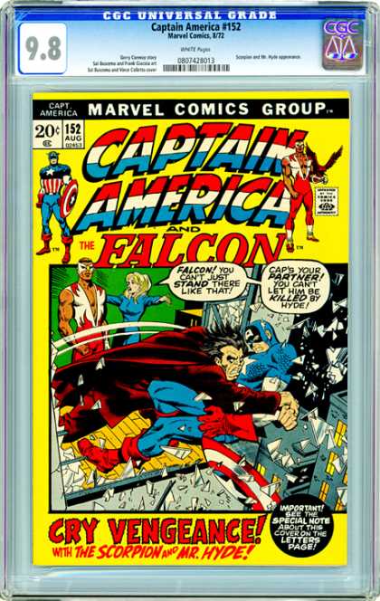 CGC Graded Comics - Captain America #152 (CGC)