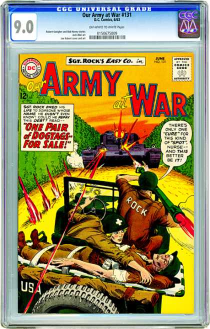 CGC Graded Comics - Our Army at War #131 (CGC)