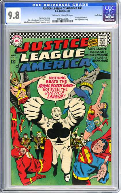 CGC Graded Comics - Justice League of America #43 (CGC)