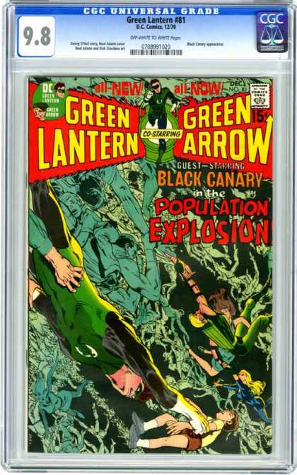 CGC Graded Comics - Green Lantern #81 (CGC) - Green Lantern - Green Arrow - Dc - Superheros - Black Canary