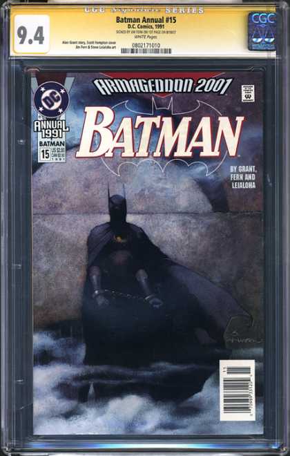 CGC Graded Comics - Batman Annual #15 (CGC) - Cgc Hologram - Batman - Dc - Bonded - Smokey