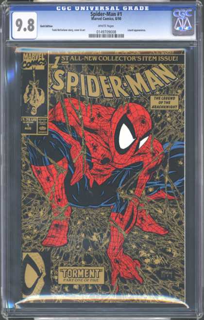 CGC Graded Comics - Spider-Man #1 (CGC) - 98 - Spider-man - Marvel Comics - Torment - 1st
