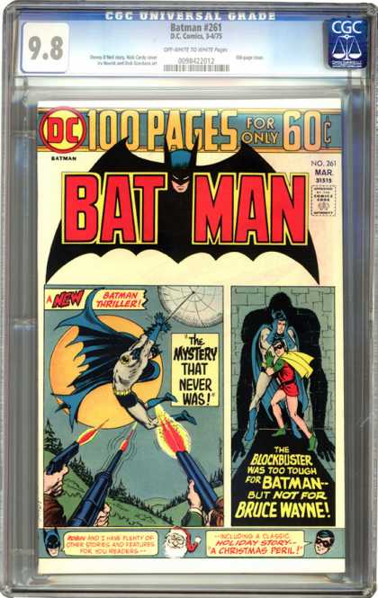 CGC Graded Comics - Batman #261 (CGC) - Vintage Batman - Batman And Robin - Dc Comics - Batman 261 - Batman Swinging