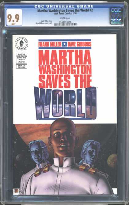 CGC Graded Comics - Martha Washington Saves the World #2 (CGC) - Extra-terrestrial - Frank Miller - Dave Gibbons - Inter-galactic - Alien Quest