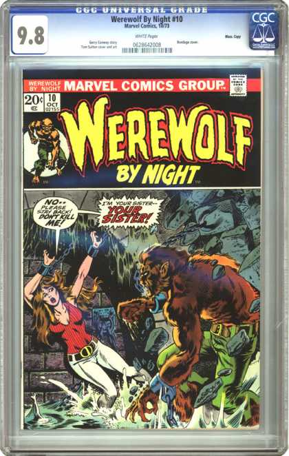 CGC Graded Comics - Werewolf By Night #10 (CGC)