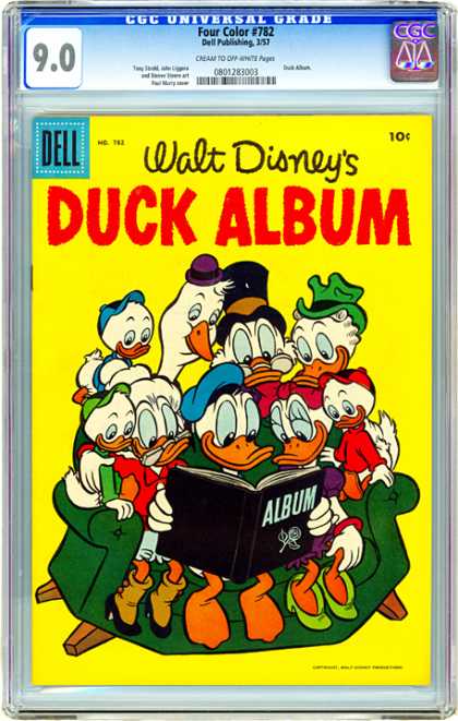 CGC Graded Comics - Four Color #782 (CGC) - Ducks - Scrooge Mcduck - Disney - Album - Family