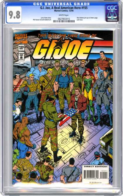 CGC Graded Comics - G.I. Joe, A Real American Hero #155 (CGC)