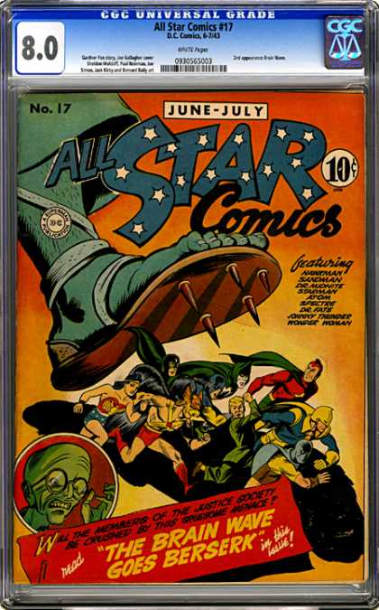 CGC Graded Comics - All Star Comics #17 (CGC)