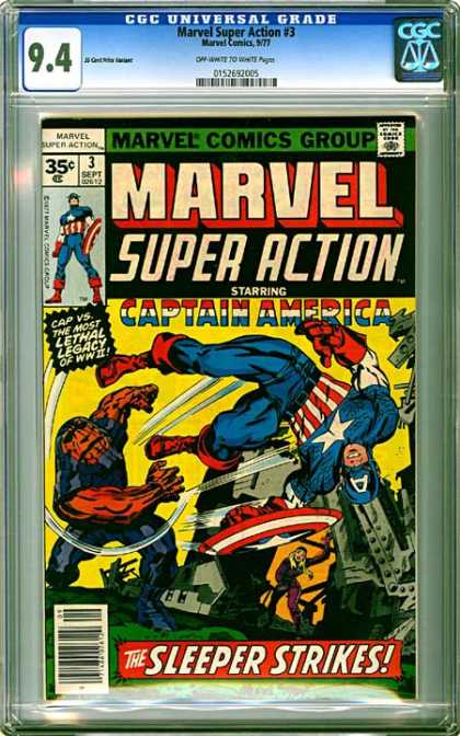 CGC Graded Comics - Marvel Super Action #3 (CGC)