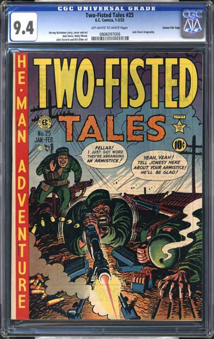CGC Graded Comics - Two-Fisted Tales #25 (CGC)