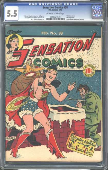 CGC Graded Comics - Sensation Comics #38 (CGC)