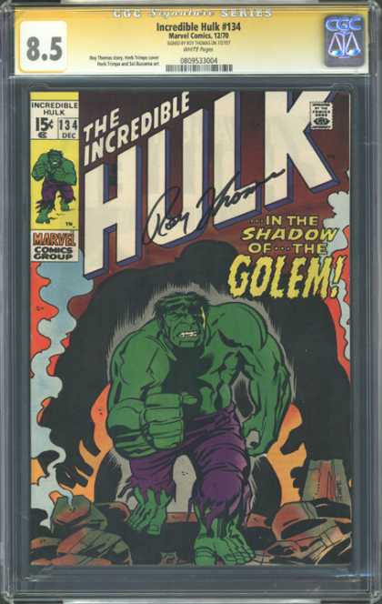 CGC Graded Comics - Incredible Hulk #134 (CGC)