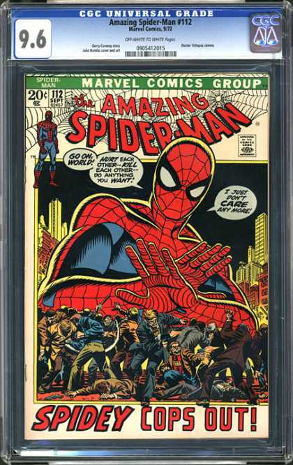 CGC Graded Comics - Amazing Spider-Man #112 (CGC)