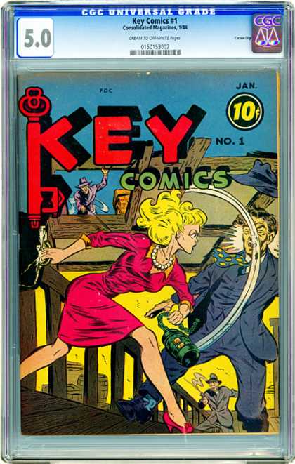 CGC Graded Comics - Key Comics #1 (CGC) - Key Comics - Lantern - Gun Slinger - Pearls - Barrell