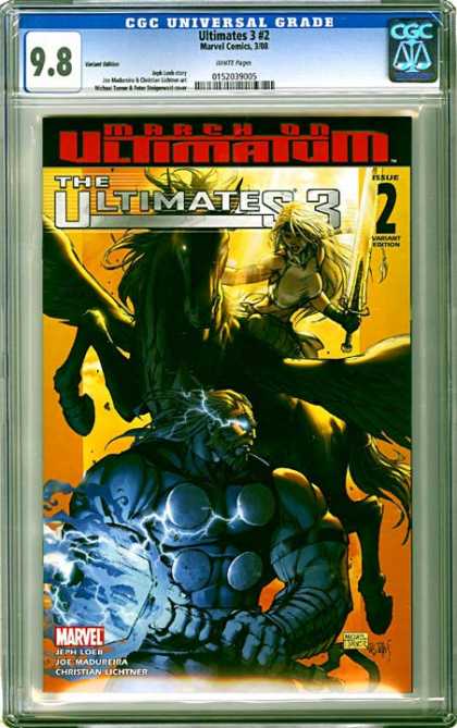 CGC Graded Comics - Ultimates 3 #2 (CGC) - The Ultimates 3 - Issue 2 - Blade - Knife - Blonde