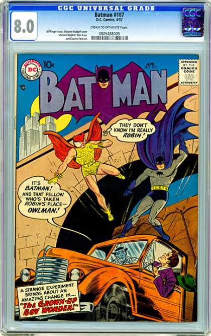 CGC Graded Comics - Batman #107 (CGC)